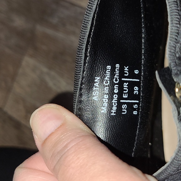 Kelly & Katie Black Lace Heel Ankle Boots - Picture 5 of 7